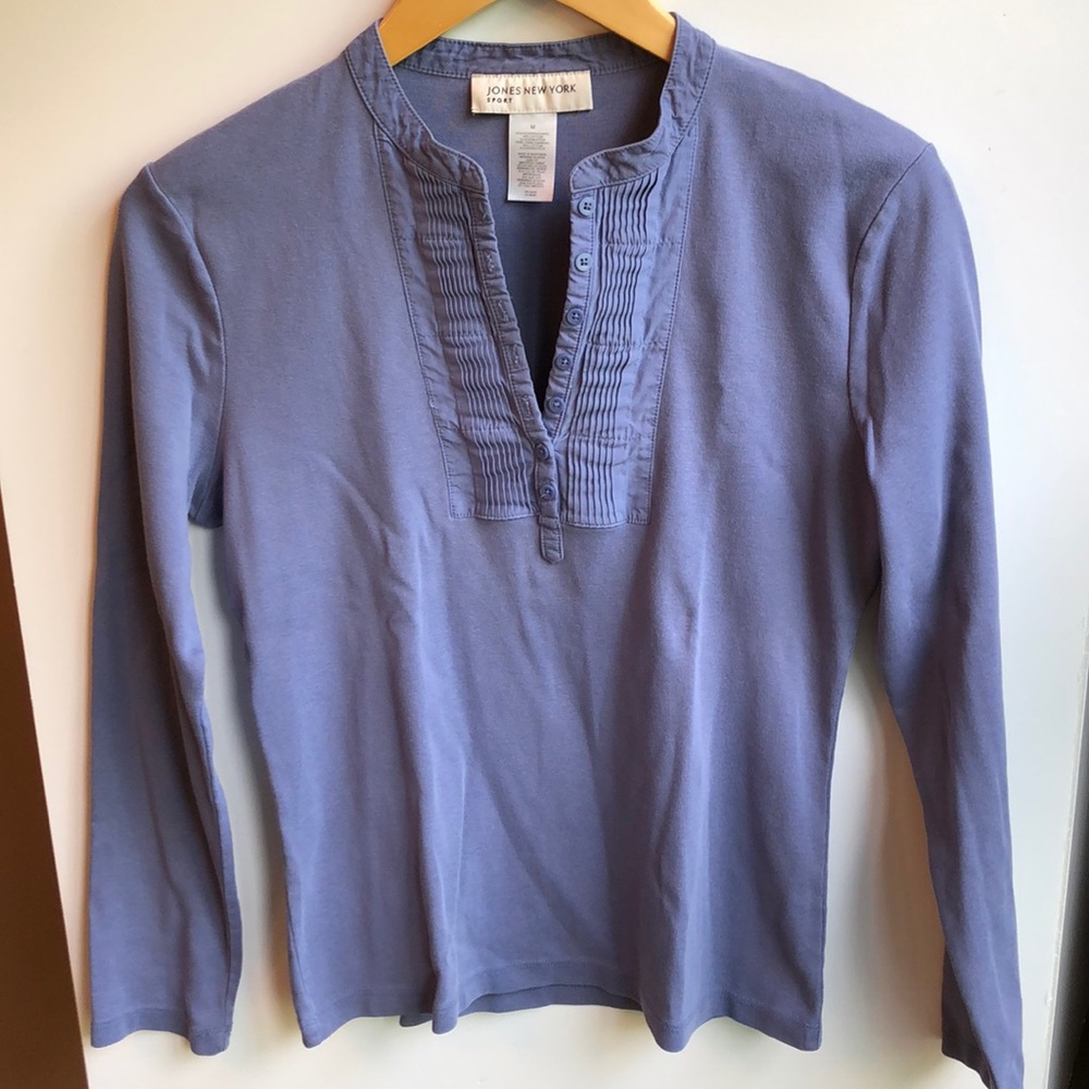 Jones New York Sport 100% Cotton Top Size Medium